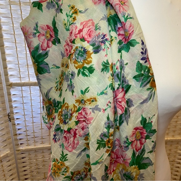 Floral Print Scarf 38x38 - Picture 7 of 10